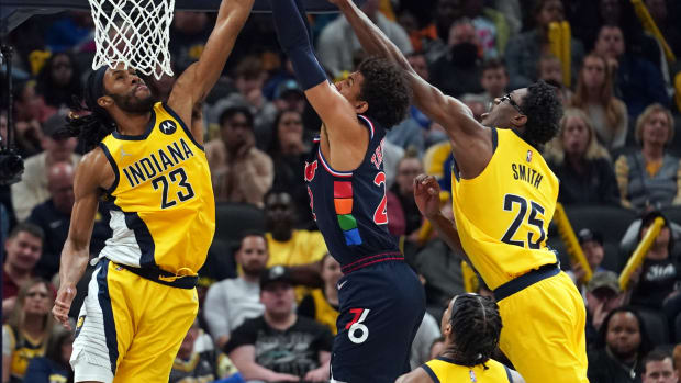 Indiana Pacers Isaiah Jackson Jalen Smith Philadelphia 76ers
